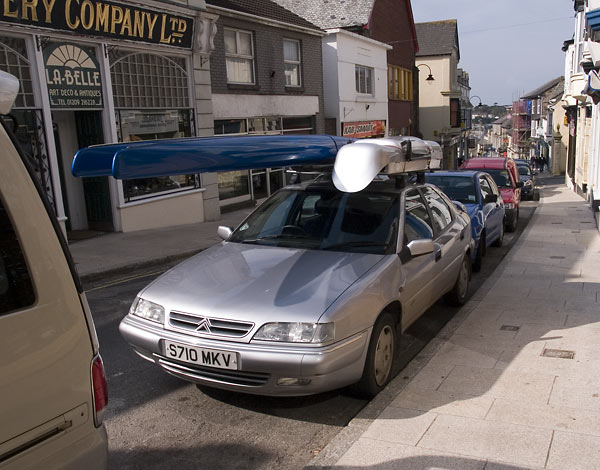 the entire ROCAT mounted on a car